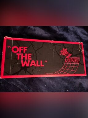 Vans Stranger Things Limited Edition Black and Red "Off The Wall" Wall Art